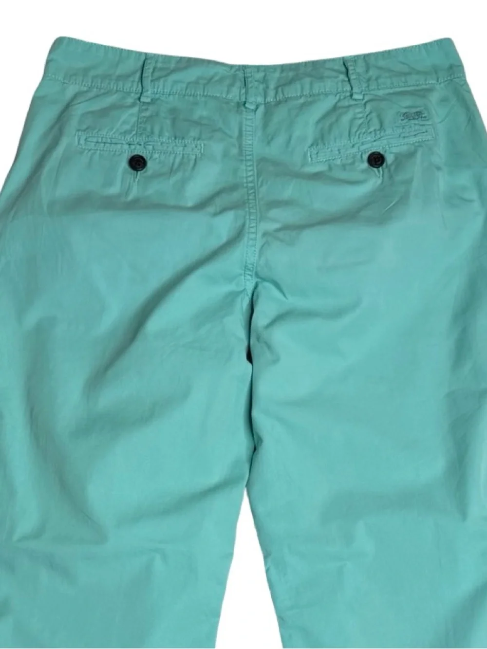 LAUREN JEANS CO. BY RALPH LAUREN‎ Classic Straight Cotton Pants Mint Green Sz 2